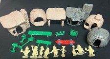 1961 Marx Flintstones Play Set Original Bedrock Play Set Parts  NICE