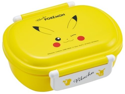 Skater Kids' Bento Lunch Box 360ml Made in Japan Pokémon Pikachu Face 25