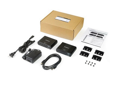 StarTech.com USB2EXTKIT ExtremeUSB USB Extender Kit, USB-RJ45, Black, 24V 1A