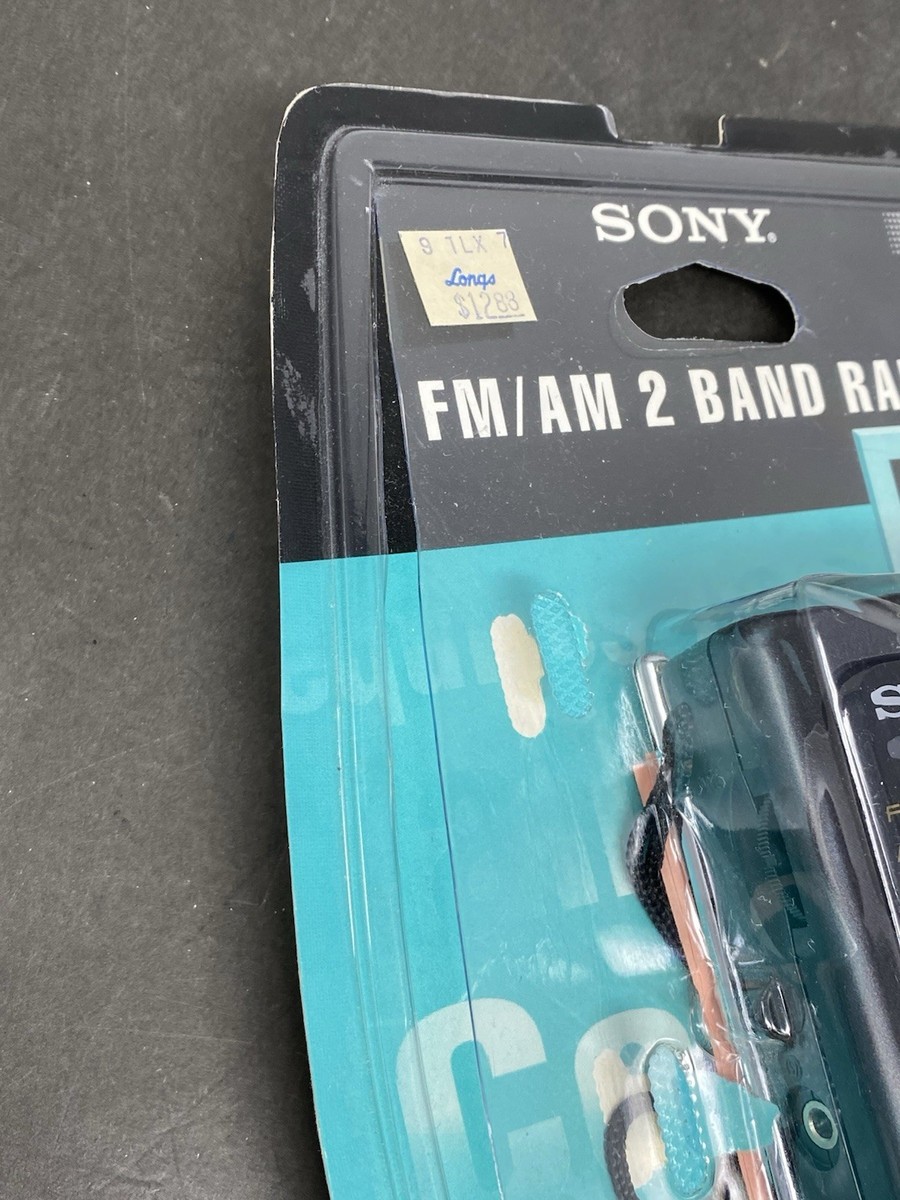Sony Icf-s10 Fm/am 2 Band Pocket Radio Black Tested for sale
