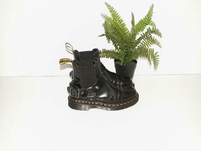 Dr. Martens Wincox Black Leather Chelsea Harness Boots UK 3 EU 36 US 5 (D1709)