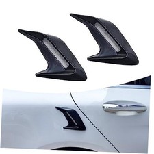Pack-2 Car Hood Scoop Vent Decorative Cover, Universal Air Flow Intake