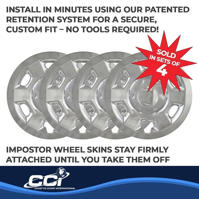 Recubrimiento de rueda IWCIMP93X, 16 pulgadas para 15-22 GMC Canyon Chevy Colorado cromado Foto 2 de 3