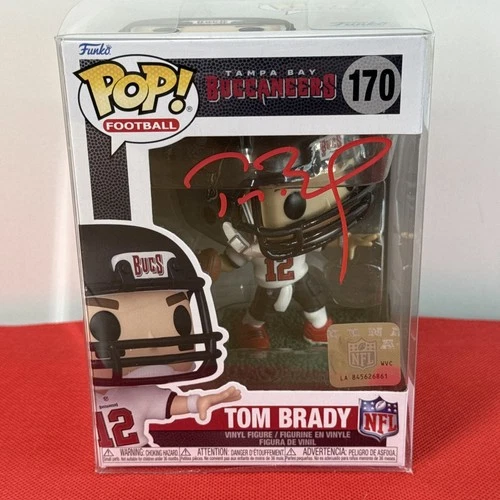 Tom Brady Signed Funko Pop Autographed Tampa Bay Buccaneers #170 w/COA