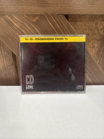 Ys III: Wanderers From Ys (TurboGrafx-16 CD, 1991) CIC w/ Manual Hudson Complete