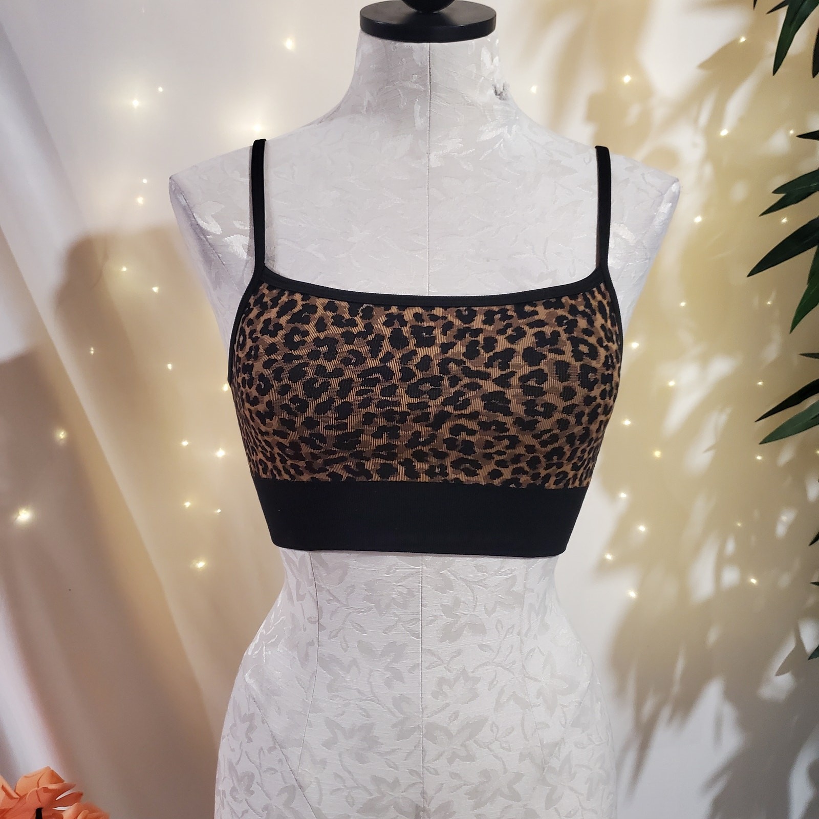 Fabletics Cloud Seamless Leopard Print Midi Brale… - image 2