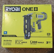 Ryobi ONE+ 18V AirStrike P326 16Ga Cordless Straight Finish Nailer 4Ah