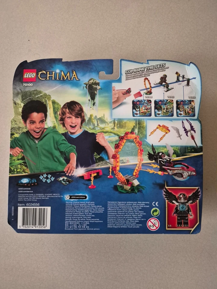 New LEGO Legends of Chima Speedorz – Razar Set (70100) – Sealed Box - Image 2 of 2