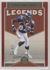 2022 Panini Legacy Legends Red 97/299 Shannon Sharpe #115 HOF 0ve9