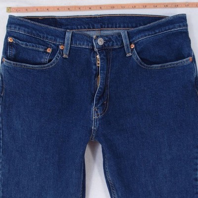 Herrens Levi's 511 Slim Skinny Elasthan Blau Jeans W34 L32