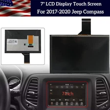 Replace 7" LCD Display Touch Screen For 2017-2020 Jeep Compass Radio Navigation