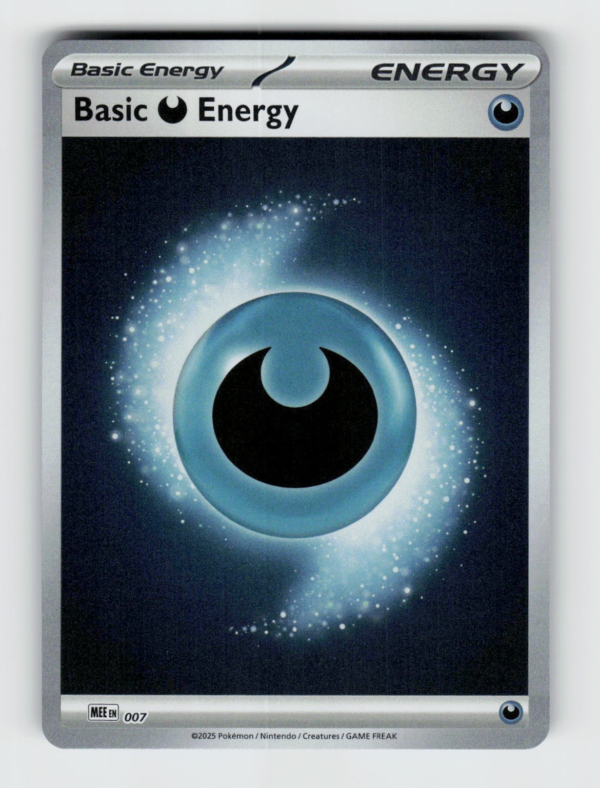 Basic Darkness Energy (Reverse Holo) 007 - Pokemon - Shrouded Fable  - NM