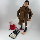 Vtg GI Joe Doll 1970s Man of Action 7500 Secret Agent Set