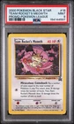 2000 Pokemon Black Star #18 Team Rocket's MEOWTH Promo Pokemon League PSA 9