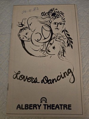 Lovers Dancing 1983 Albery Theatre Programme Colin Blakely Jane Carr Play