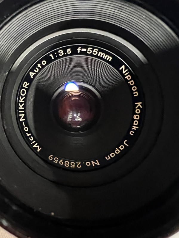 Nikon Micro Nikkor MF  55mm f/3.5 Ai Macro Lens
