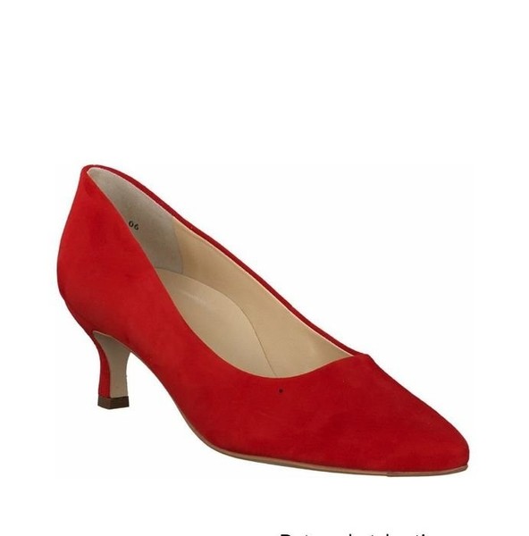 Women Clarks Heels Red Leather 39