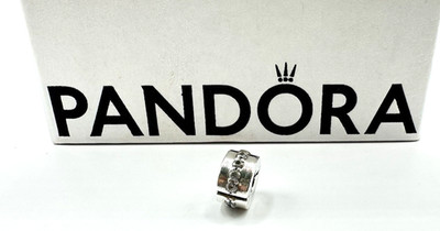 Pandora Timeless Shining Path Clip Charm. Sterling Silver 925.