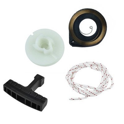 Recoil Starter Kettensägen Kettensäge Griff Grip Kit Ersatz Seil Set