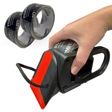 Clear Packing Tape with Dispenser 2 Rolls - Packaging Professional Grade ...