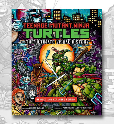 TMNT Ultimate Visual History Hardcover 40th Anniversary Expanded Edition NEW!