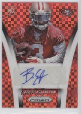 2014 Panini Prizm Rookie Red Power 73/75 Bruce Ellington #AR-BE Auto 0h4