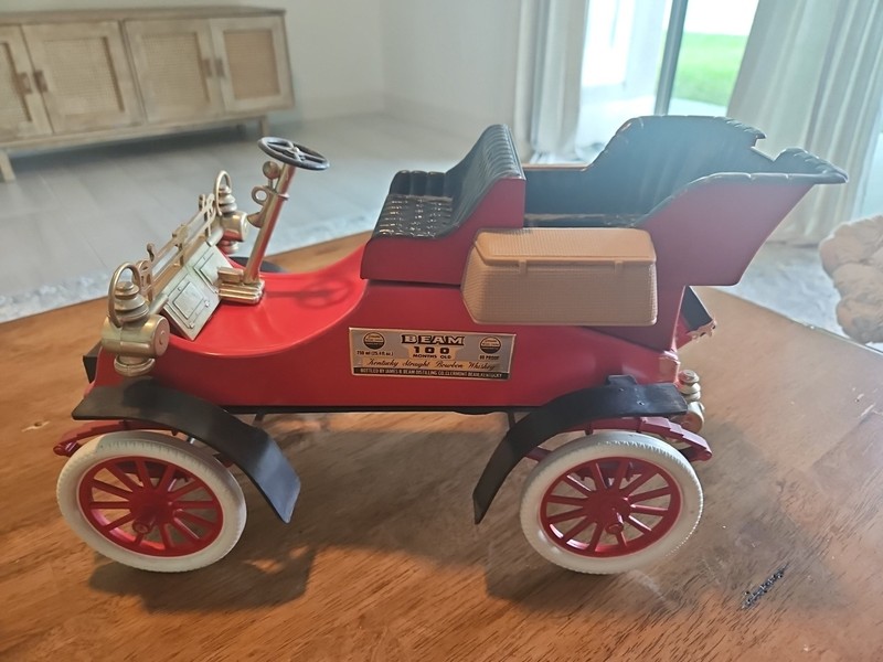 Vintage Beam 1900 Touring Car Decanter – Jim Beam – Ceramic – Empty