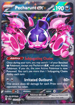 Pecharunt ex 039/064 Shrouded Fable Double Rare Pokémon Pokemon Card English NM