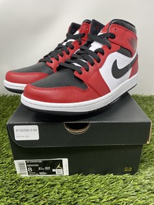 ð¥Nike Air Jordan 1 Mid Chicago Toe Size 8 554724-069 Look Free Shipping Hotð¥ð | eBay