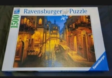 Ravensburger 1500 Piece Jigsaw Puzzle Waters of Venice  Canal Italy New Sealed