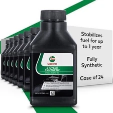 Castrol 215304 2 Cycle Full Synthetic Oil – With Fuel Stabilizer – Case of 24
