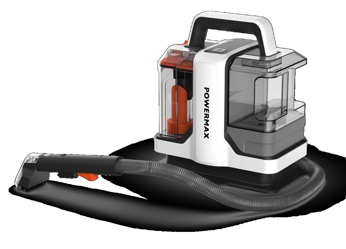 Portable 450W Smart 2-Brush Carpet Cleaner for Home & Car