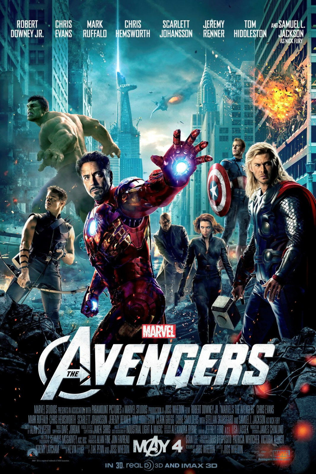 The Avengers Marvel Official Original Cinema Print Premium Poster