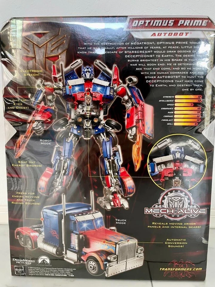 TRANSFORMERS Revenge ROTF OPTIMUS PRIME BLACK Color version Limited Model Figure - Image 2 of 4