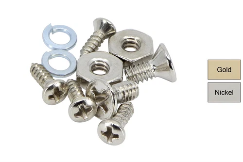 Pickguard Bracket Screw and Nut Set of 2 for  Gibson® Les Paul