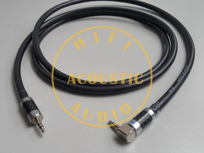 3.5mm stereo male to Male Aux Audio Cable Japan Carbon Rhodium Plug mini jack