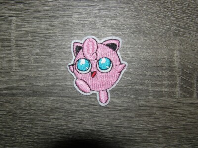 Jigglypuff Pokemon Character Embroidered Iron On Patch 2'' x 2.5''