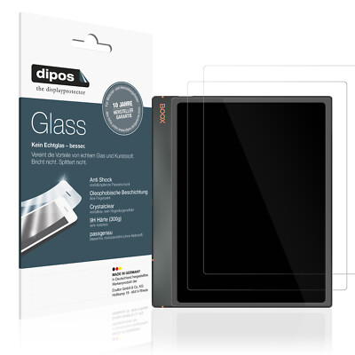 2x Schutzfolie für Onyx Boox Note Air3 - Anti-Shock 9H Folie dipos Glass