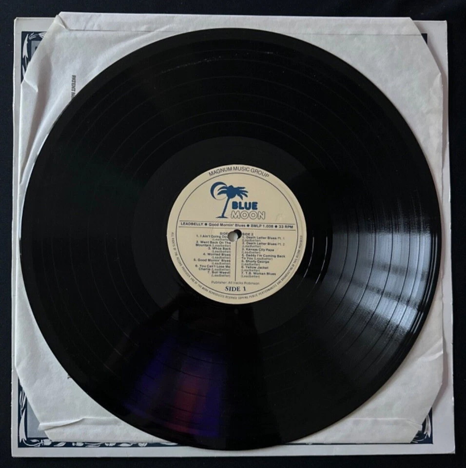 Leadbelly Narrated By: Woody Guthrie ‎– Good Mornin' Blues, Leadbelly 1935-1940 - Image 3 of 3