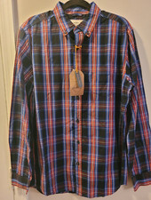 Mens Original Weatherproof Vintage 1948 Plaid Long Sleeve Shirt Size S
