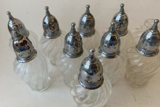 SET OF 10 INDIVIDUAL SMALL SALT SHAKERS
