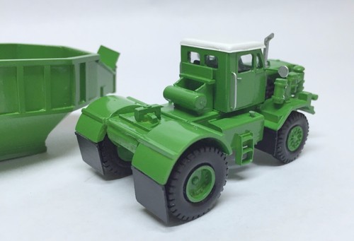 HO 1/87 KW Dart 50 BDT/Bottom Trailer - GREEN - Ready made Resin Model - Picture 6 of 11