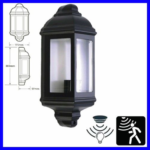 Medio Farol Pared Luz Exterior Cristal Movimiento | eBay