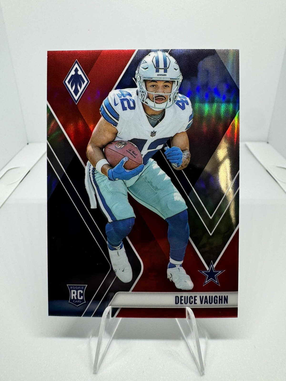 2023 Panini Phoenix Deuce Vaughn RC Red /250 Dallas Cowboys #134