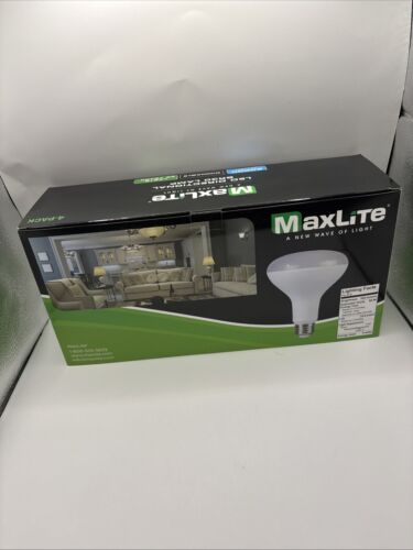 12 BULBS MAXLITE LED DIMMABLE RECESSED DAYLIGHT 5000K 8W 65W BR30 650 LUMENS NEW - Picture 4 of 4