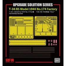 RYEFIELD RFM RM2047 1/35 Upgrade Set for T-34/85 Tank1944 Factory 174 Late Model