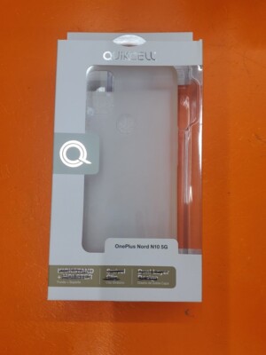       NEW Quikcell Oneplus Nord N10 5G Impact Protct/Sleek-Frost/Red Button