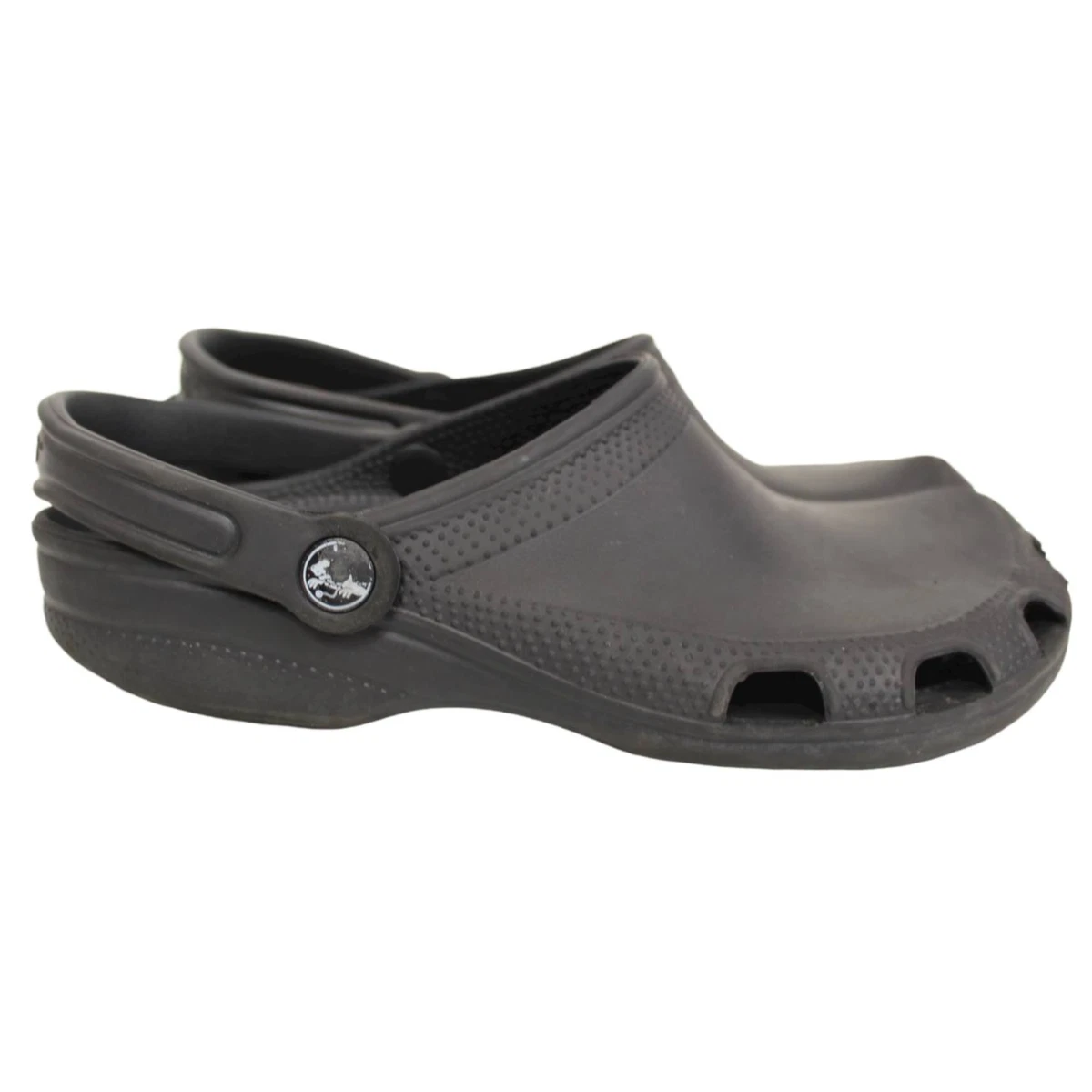 mangel Shaded Forudsætning Crocs Mens Relief Clog Shoes Black Slingback Cut Out 11 | eBay