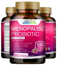 Balance For Women Menopause PMS Relief Hot Flashes Supplement Pills Probiotic