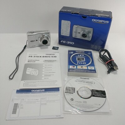 Olympus FE-310 Digital Camera 8.0 MP In Box + XD Memory Card